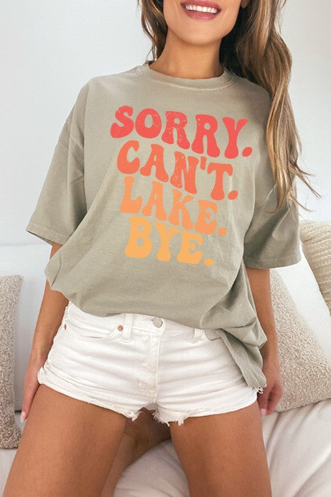 Sorry Can't Oversized Tee